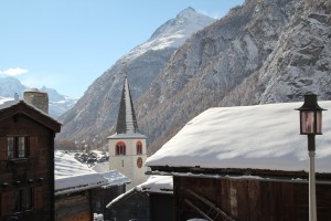 Randa bei Zermatt im Winter